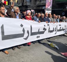 Binlerce Ürdünlü Gazze ile dayanışma için yürüdü
