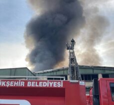 Gaziantep'te geri dönüşüm fabrikasında yangın çıktı
