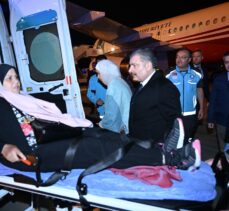Gazzeli kanser hastalarıyla refakatçilerini Mısır'dan getiren uçaklar Türkiye'ye geldi