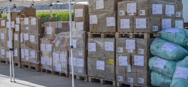 IKBY'deki Barzani Yardım Vakfından Gazze’ye insani yardım