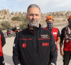 Kapadokya'da arazi araçlarıyla Filistin'e destek turu düzenlendi