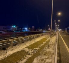 Kar nedeniyle kapanan D-100 kara yolu ulaşıma açıldı