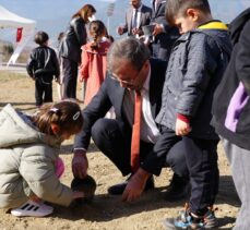 Karabük'te depremzede çocuklar tohum toplarını doğayla buluşturdu