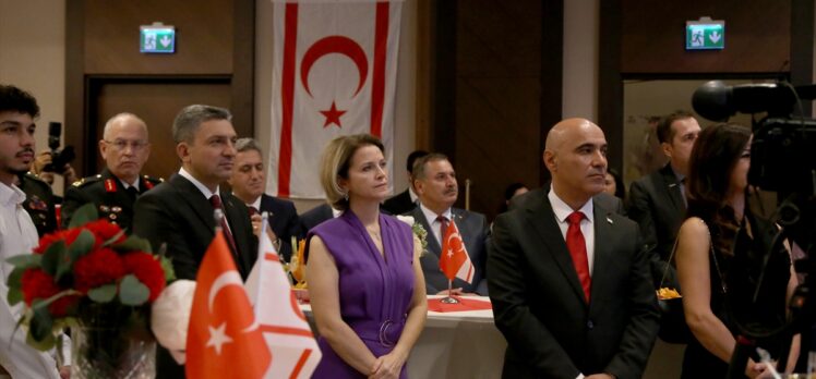 KKTC'nin 40. kuruluş yıl dönümü dolayısıyla Antalya'da resepsiyon düzenlendi