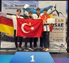 Milli tekvandocular, Avrupa Poomsae Şampiyonası'nda 5 madalya kazandı