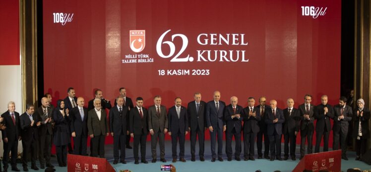 TBMM Başkanı Kurtulmuş, Milli Türk Talebe Birliği Genel Kurulu'nda konuştu: