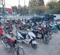 Şanlıurfa'da 137 çalıntı motosiklet yakalandı