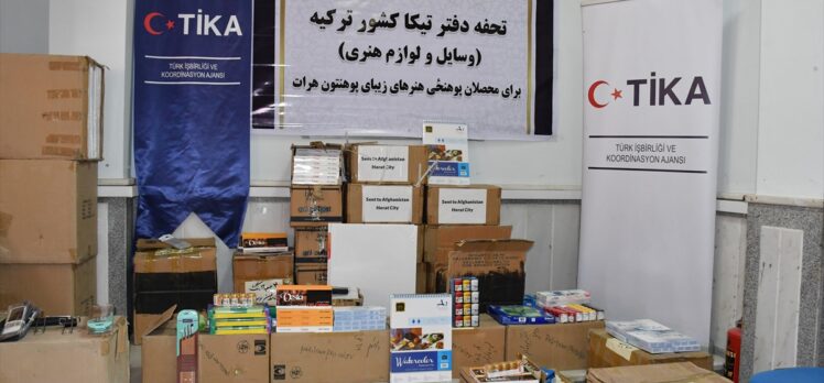 TİKA'dan Afganistan'da Herat Üniversitesi'ne malzeme desteği