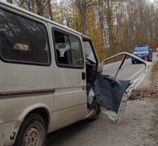 Tokat'ta minibüsün devrildiği kazada 1 kişi öldü, 1 kişi yaralandı