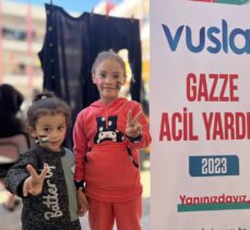 Vuslat Derneği Gazze'de çocuklar için etkinlik düzenledi