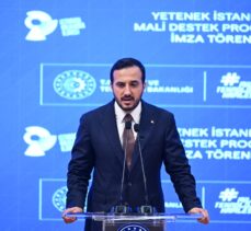 Bakan Kacır, Yetenek İstanbul Mali Destek Programı İmza Töreni'nde konuştu: