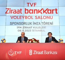Ziraat Bankkart, TVF Başkent Voleybol Salonu'nun isim sponsoru oldu