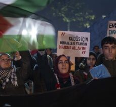ABD'nin BMGK'de Gazze'de ateşkes tasarısını veto etmesine İstanbul'da tepki gösterildi