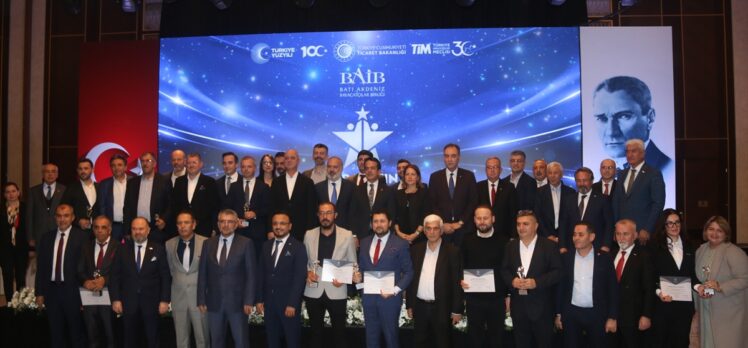 Batı Akdeniz'in başarılı ihracatçıları ödüllendirildi