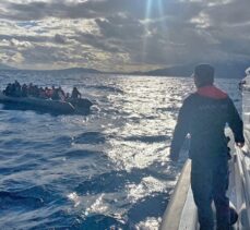 Bodrum açıklarında 136 düzensiz göçmen kurtarıldı