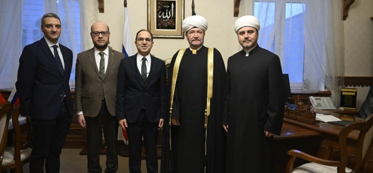 Türkiye'nin Moskova Büyükelçisi Bilgiç, Rusya Müslümanları Dini İdaresini ziyaret etti