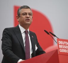 CHP Genel Başkanı Özel, Alman Sosyal Demokrat Parti Kongresi'nde konuştu: