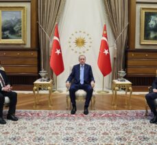Cumhurbaşkanı Erdoğan, Libya Temsilciler Meclisi Başkanı Salih'i kabul etti