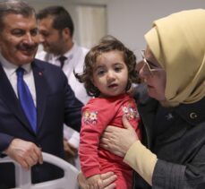Emine Erdoğan'dan, Gazze'den getirilen hasta çocuklara şefkat eli