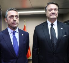Fenerbahçe Başkanı Ali Koç, Beşiktaş Başkanı Hasan Arat'ı ziyaret etti