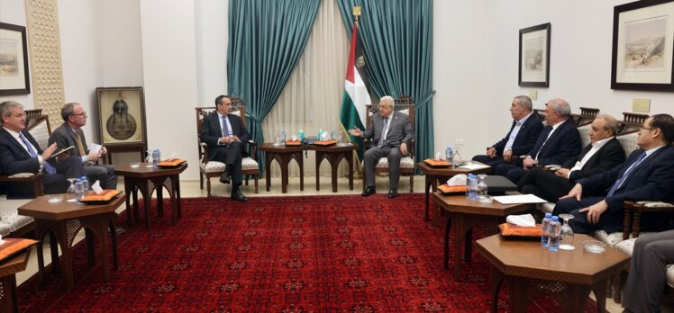 Filistin Devlet Başkanı Abbas, ABD'li yetkiliyle “Gazze'yi” görüştü