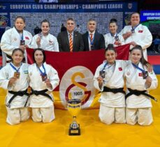 Galatasaray Kadın Judo Takımı, Avrupa Kulüpler Şampiyonası'nda bronz madalya kazandı