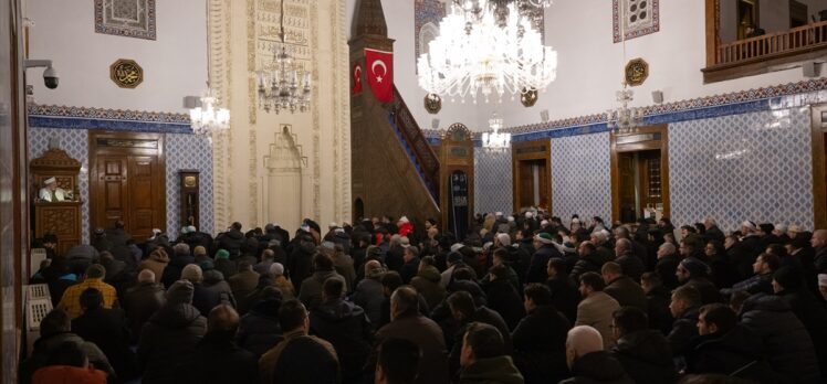 Hacı Bayram-ı Veli Camisi'nde şehitler için dua edildi