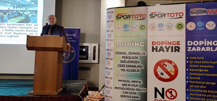 Halterde antrenör vize gelişim ve doping semineri Antalya'da yapıldı