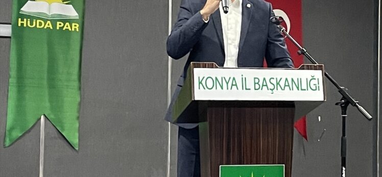 HÜDA PAR Genel Başkan Yardımcısı Emiroğlu, Konya'da partisinin il kongresinde konuştu: