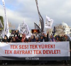 İstanbul'da “Büyük Filistin Yürüyüşü”