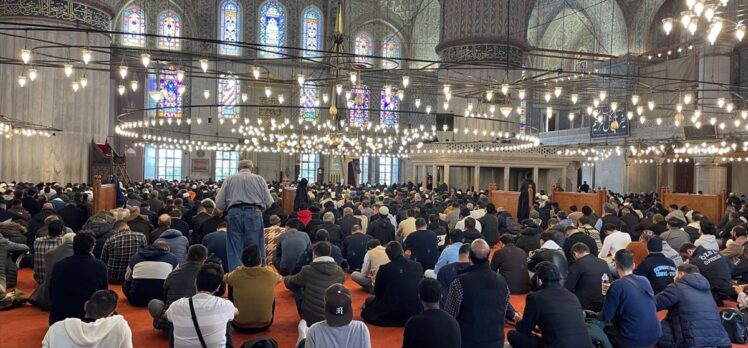 İstanbul'da Filistinliler için dua edildi