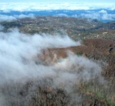 Kastamonu'da vadilere çöken sis ve ormanlık alanlar dron ile görüntülendi