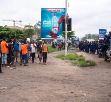 Kongo Demokratik Cumhuriyeti'nde seçimlerin iptalini isteyen protestoculara polis müdahale etti