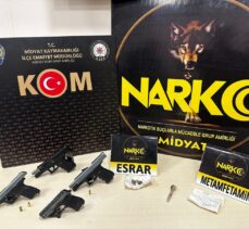 Mardin'de uyuşturucu ve silah operasyonunda 4 şüpheli yakalandı