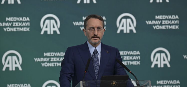 Cumhurbaşkanlığı İletişim Başkanı Altun “Medyada Yapay Zekayı Yönetmek” forumunda konuştu: