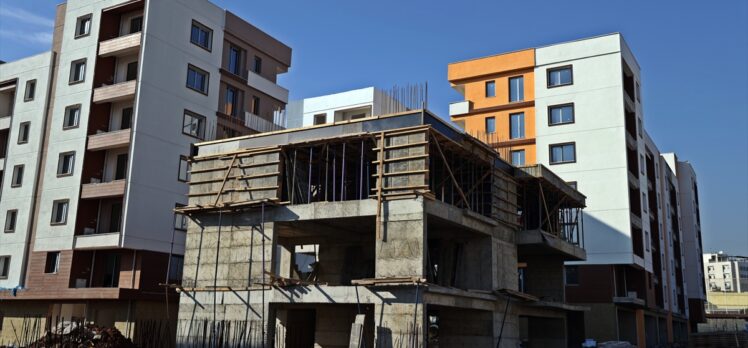 Mersin'de kentsel dönüşüm projesinde inşaat çalışmalarının yüzde 65'i tamamlandı