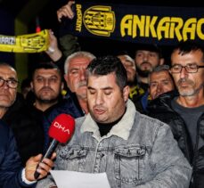 MKE Ankaragücü taraftarlarından Faruk Koca'ya destek