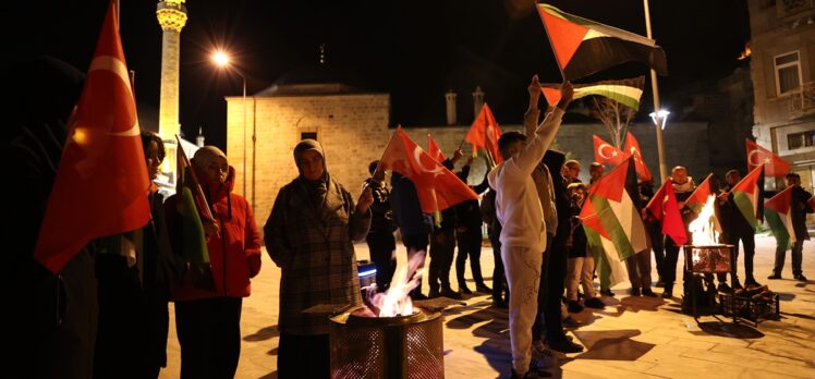 Nevşehir'de “Ateş başında Gazze nöbeti” etkinliği düzenlendi