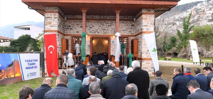 Osmangazi Belediyesinin yeniden inşa ettiği Filiboz Mescidi ibadete açıldı