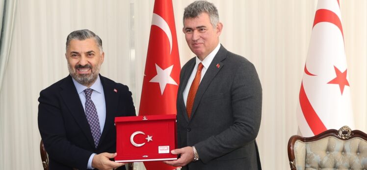 RTÜK Başkanı Şahin'den Türkiye'nin Lefkoşa Büyükelçisi Feyzioğlu'na ziyaret