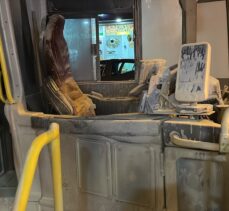 Sarıyer'de seyir halindeki İETT otobüsünde çıkan yangın söndürüldü