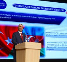 Ticaret Bakanı Bolat, Bakü'de Azerbaycan-Türkiye Yatırım Forumu'nda konuştu: