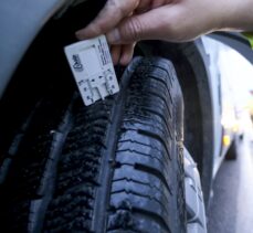 Trakya'da trafik ekipleri ticari araçlarda “zorunlu kış lastiği” denetimi yaptı