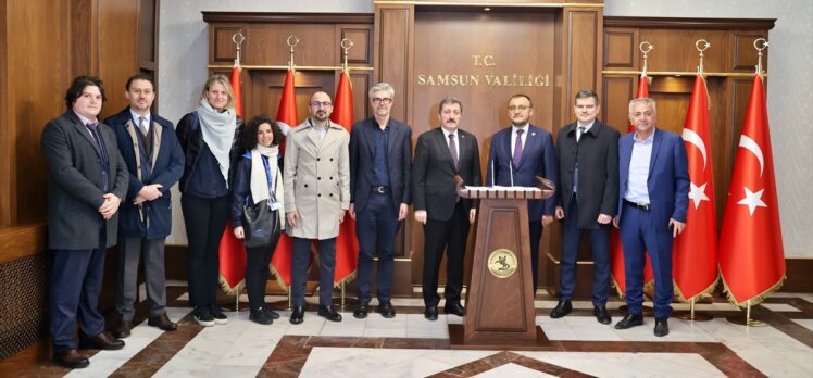 Ukrayna'nın Ankara Büyükelçisi Bodnar, Samsun'da ziyaretlerde bulundu