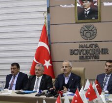 Ulaştırma ve Altyapı Bakanı Uraloğlu, Malatya'da Koordinasyon Toplantısı'na katıldı
