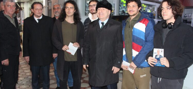 Zafer Partisi Genel Başkanı Özdağ'dan, Samsun'da partisinin ilçe başkanlığına ziyaret