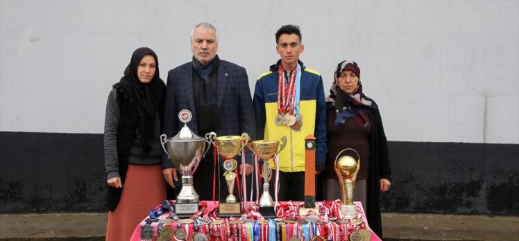41 kez Türkiye şampiyonu olan atlet İbrahim Karateker'in hedefi Avrupa şampiyonluğu