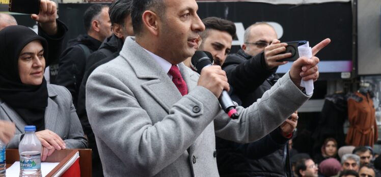 AK Parti Ağrı Belediye Başkan adayı Aydın, kentte coşkuyla karşılandı