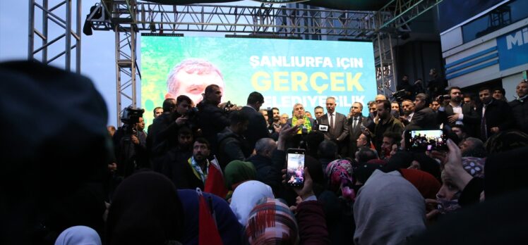 AK Parti Şanlıurfa Büyükşehir Belediye Başkan adayı Beyazgül, kentte coşkuyla karşılandı