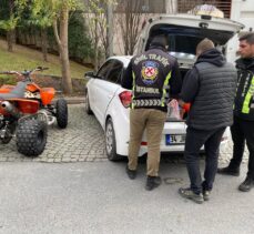 Ataşehir'de trafiği tehlikeye düşüren sürücüye 22 bin lira ceza